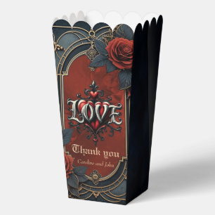 Vintage-Steampunk-Eleganz Uhrwerk Rosen der Liebe Geschenkschachtel