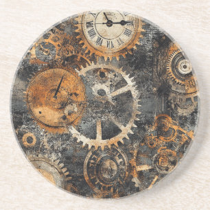 Vintage-Steampunk-Getränkeuntersetzer Getränkeuntersetzer