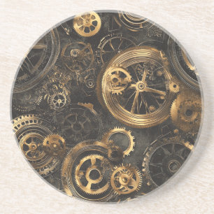 Vintage-Steampunk-Getränkeuntersetzer Getränkeuntersetzer