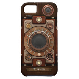Vintage Steampunk Kamera #1C iPhone 5 Etui