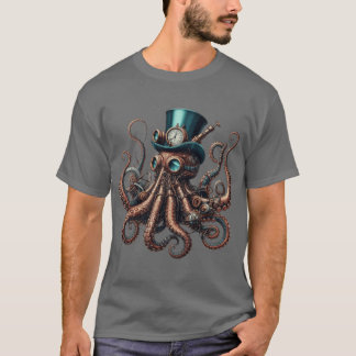 Vintage-Steampunk-Oktopus retro T-Shirt