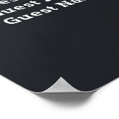 Vintage Steampunk-Seekarte Hochzeit Poster (Ecke)