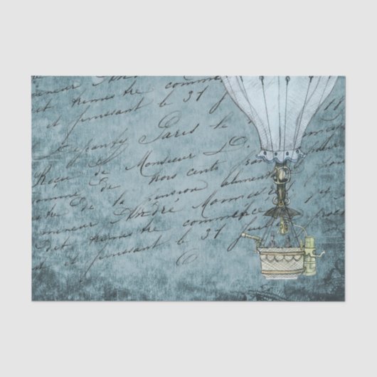 Vintage Steampunk Seidenpapier (Vorderseite)