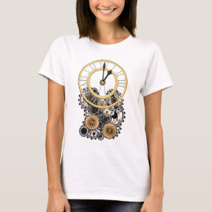 Vintage-Steampunk stilvolle elegante Uhr T-Shirt