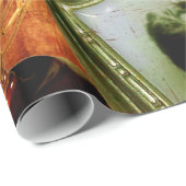 Vintage Steampunk Tapete Geschenkpapier (Rolleneckpunkt)