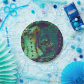 Vintage Steampunk Tapete Pappteller (Party)