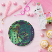 Vintage Steampunk Tapete Pappteller (Party)