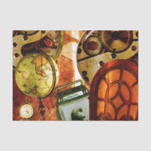 Vintage Steampunk Tapete Seidenpapier