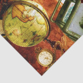 Vintage Steampunk Tapete Seidenpapier (Ausschnitt)