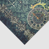 Vintage Steampunk Tapete Seidenpapier (Ausschnitt)