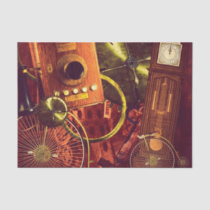 Vintage Steampunk Tapete Seidenpapier