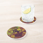 Vintage Steampunk Tapete Untersetzer (Seite)