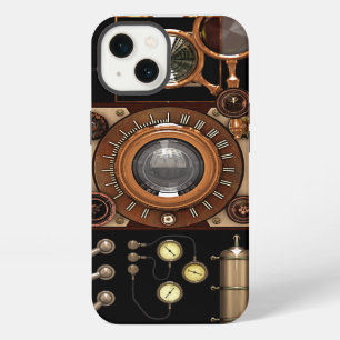 Vintage Steampunk TLR Kamera (dunkel) iPhone Hülle