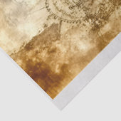 Vintage Steampunkweibliche Blueprint N6 Decoupage Seidenpapier (Ausschnitt)