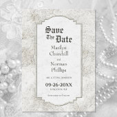 Vintage Steinhochzeit Save The Date
