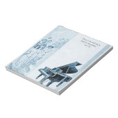 Vintage Steinway Piano Angels und Notepad Notizblock (Rotiert)