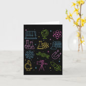 Vintage Stem Wissenschaft Technologie Ingenieurwes Karte (Gelbe Blume)
