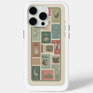 Vintage-Stempel-Collage-Design für Case-Mate iPhone Hülle
