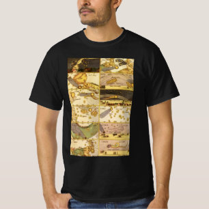Vintage Sternbilder, antike Astronomie & Sterne T-Shirt