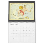Vintage Sternbilder für Astrologie Kalender (Feb 2027)