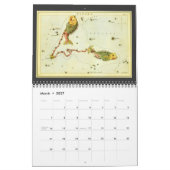 Vintage Sternbilder für Astrologie Kalender (Mär 2027)
