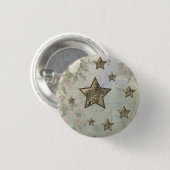 Vintage Sterne Button (Vorne & Hinten)