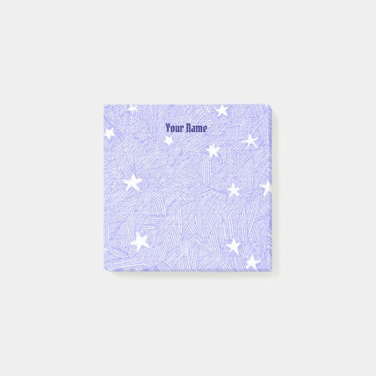 Vintage Sterne, die klebrige Notizen aufhängen (Vorderseite)