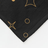 Vintage Sterne Fleecedecke (Ecke)