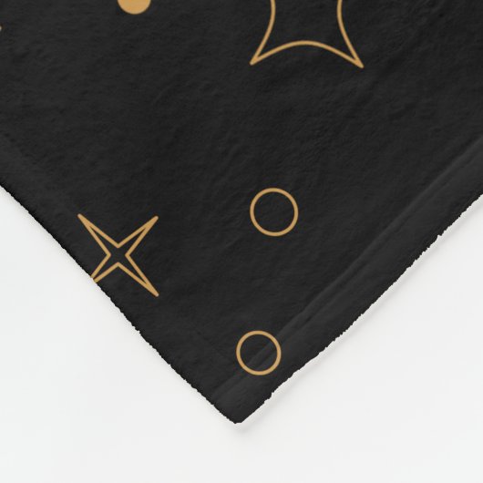 Vintage Sterne Fleecedecke (Ecke)