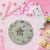 Vintage Sterne Pappteller (Party)