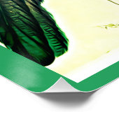 Vintage Sterne und Mynah-Vögel Poster (Ecke)