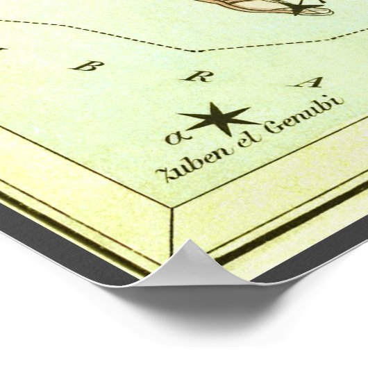 Vintage Sternenflottenkonstellation Poster (Ecke)