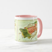 Vintage Sternenflottenkonstellation Tasse (VorderseiteRechts)