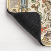 Vintage Sternenkonstellation Zodiac Star Mousepad (Ecke)