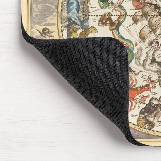 Vintage Sternenkonstellation Zodiac Star Mousepad (Ecke)