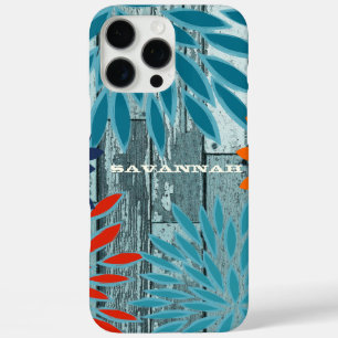 Vintage Sternexplosion Blume Personalisiert iPhone 16 Pro Max Hülle