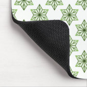 Vintage Sternexplosion Mousepad, waldgrün Mousepad (Ecke)