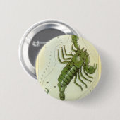 Vintage Sternzeichen, Sternzeichen Button (Vorne & Hinten)