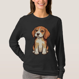 Vintage-Stich-Beagle-Welpe-Vektor-Art_1 T-Shirt