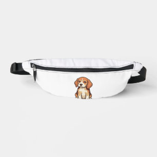 Vintage-Stich Beagle-Welpe Vektor Kunst_1 Bauchtasche