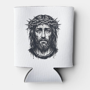 Vintage-Stich Crown of Thorns Heiliges Porträt  Dosenkühler