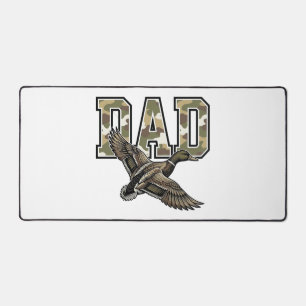 Vintage-Stich Duck Dad Camo Vektor-Shirt-Design Schreibtischunterlage