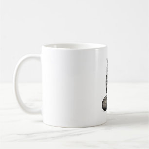 Vintage-Stich-Eulen-Fußballtrainer-Shirt-Design_1 Kaffeetasse