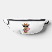 Vintage-Stich Giraffe Bubblegum Vektor Design_ Bauchtasche (Ablage )