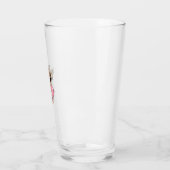 Vintage-Stich Giraffe Bubblegum Vektor Design_ Glas (Links)
