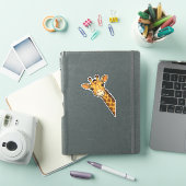 Vintage-Stich Giraffe-Shirt-Design_1 Aufkleber (iPad Hülle)
