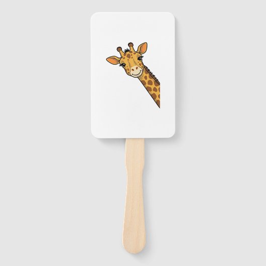 Vintage-Stich Giraffe-Shirt-Design_1 Fächer (Vorderseite)