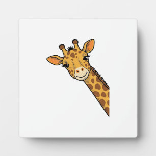 Vintage-Stich Giraffe-Shirt-Design_1 Fotoplatte