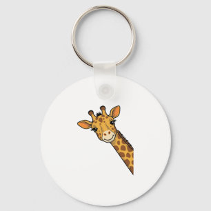 Vintage-Stich Giraffe-Shirt-Design_1 Schlüsselanhänger