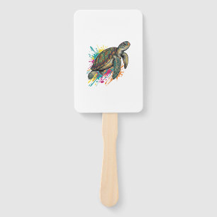 Vintage-Stich-Schildkröte-Farbsplash-Shirt_1 Fächer